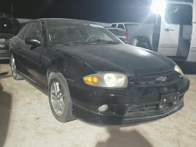 1G1JH12F637326930 - 2003 CHEVROLET CAVALIER BLACK photo 1