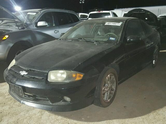 1G1JH12F637326930 - 2003 CHEVROLET CAVALIER BLACK photo 2