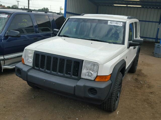 1J8HG48N26C351935 - 2006 JEEP COMMANDER თეთრი ფოტო 2