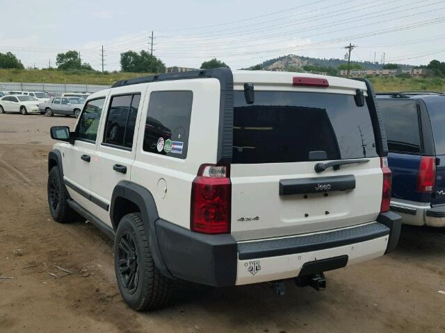 1J8HG48N26C351935 - 2006 JEEP COMMANDER თეთრი ფოტო 3