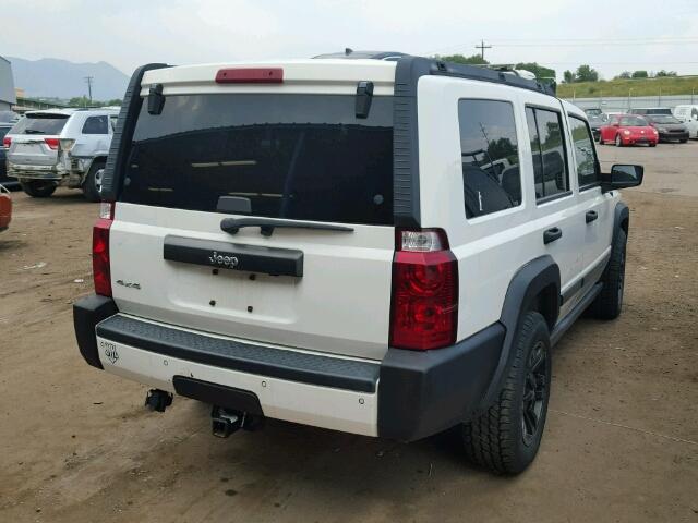 1J8HG48N26C351935 - 2006 JEEP COMMANDER თეთრი ფოტო 4