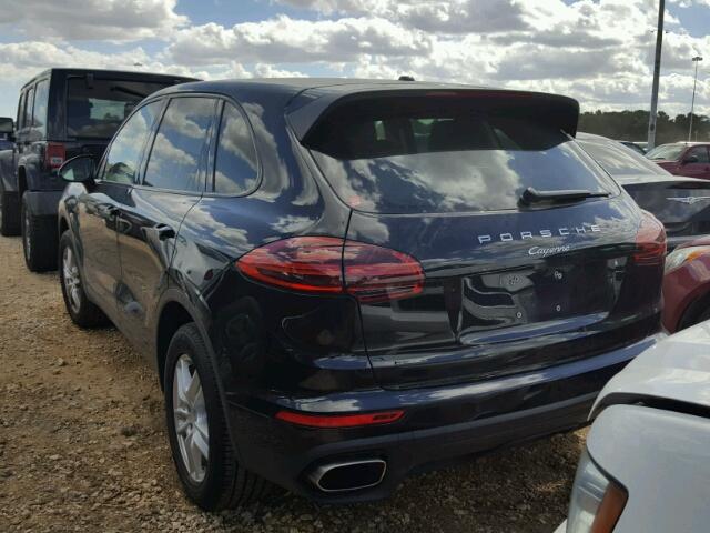 WP1AA2A23GKA37053 - 2016 PORSCHE CAYENNE BLACK photo 3