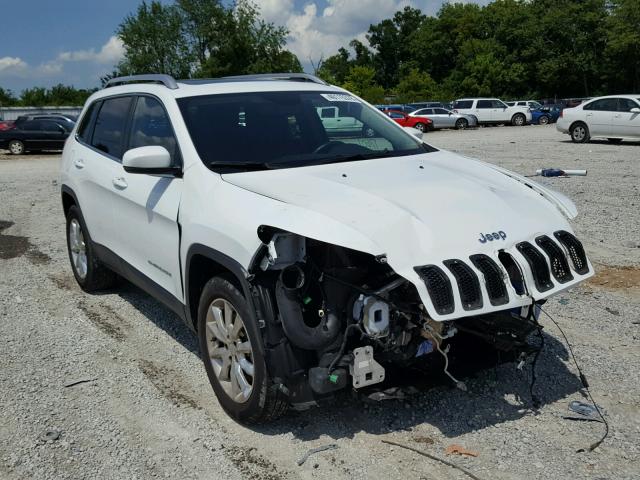 1C4PJMDS5EW257562 - 2014 JEEP CHEROKEE L WHITE photo 1