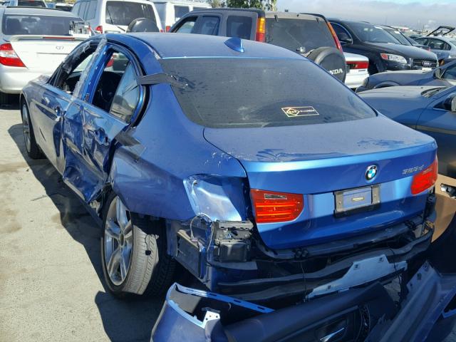 WBA3D3C58FK157473 - 2015 BMW 328 D BLUE photo 3