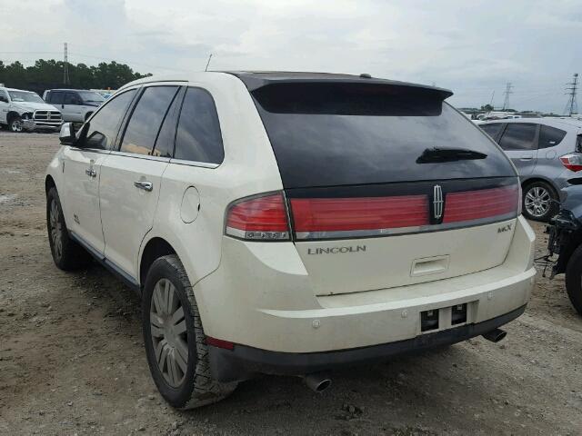 2LMDU68C78BJ33727 - 2008 LINCOLN MKX WHITE photo 3