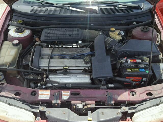 1FALP6538TK213436 - 1996 FORD CONTOUR GL RED photo 7