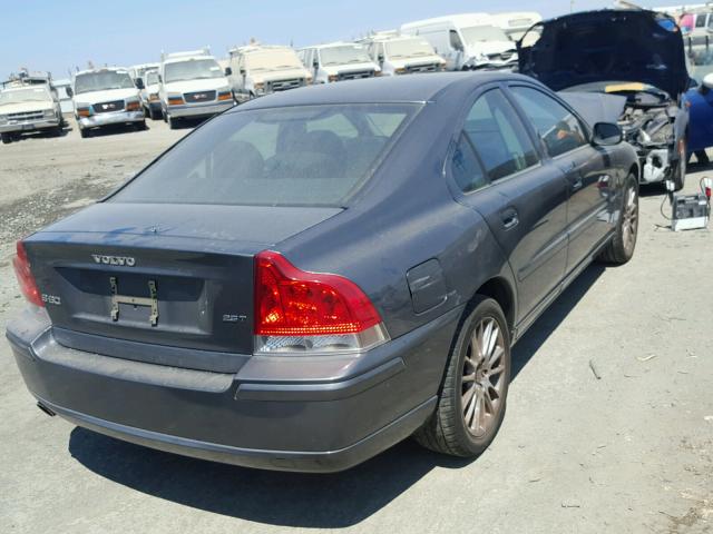 YV1RS592672604681 - 2007 VOLVO S60 2.5T GRAY photo 4