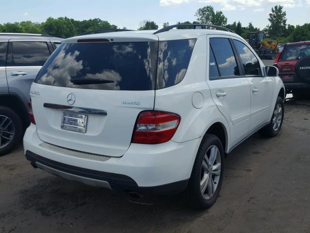 4JGBB86E26A147102 - 2006 MERCEDES-BENZ ML 350 WHITE photo 4