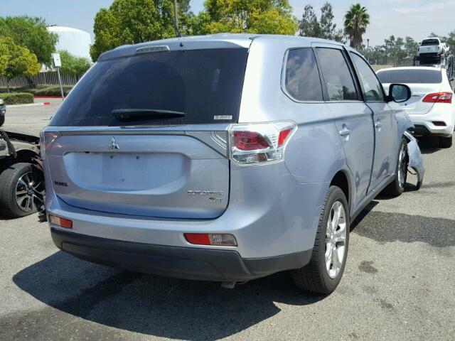 JA4JZ4AX7EZ008428 - 2014 MITSUBISHI OUTLANDER SILVER photo 4