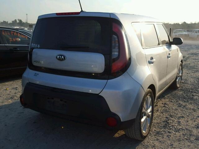 KNDJP3A57F7770367 - 2015 KIA SOUL + SILVER photo 4