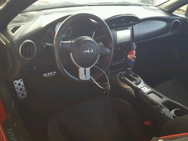 JF1ZNAA13D2706644 - 2013 TOYOTA SCION FR-S RED photo 9