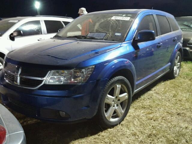 3D4GG57V69T512096 - 2009 DODGE JOURNEY SX BLUE photo 2