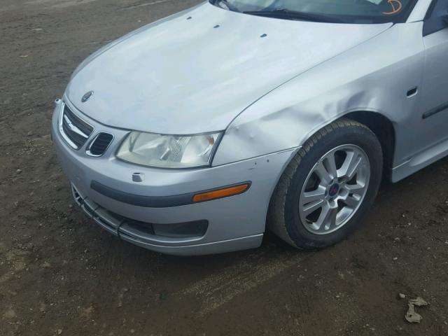 YS3FD55Y361134720 - 2006 SAAB 9-3 BASE WHITE photo 9