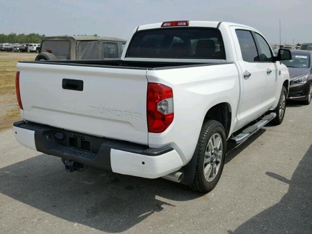 5TFGY5F15EX147868 - 2014 TOYOTA TUNDRA CRE WHITE photo 4