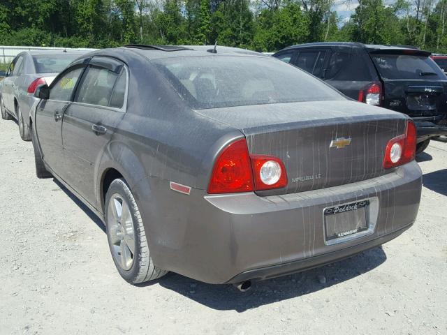 1G1ZD5EB4AF181355 - 2010 CHEVROLET MALIBU 2LT GRAY photo 3