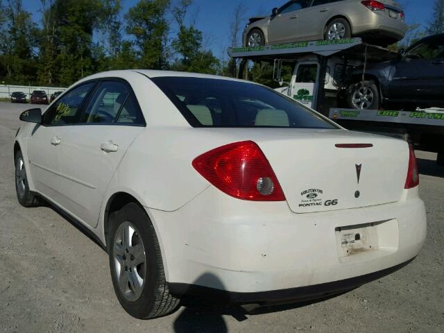 1G2ZF57BX84113828 - 2008 PONTIAC G6 VALUE L WHITE photo 3