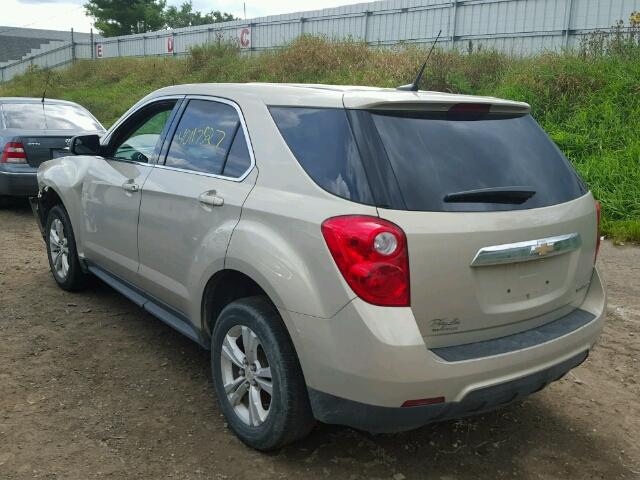 2GNALBEK3C6328999 - 2012 CHEVROLET EQUINOX LS TAN photo 3