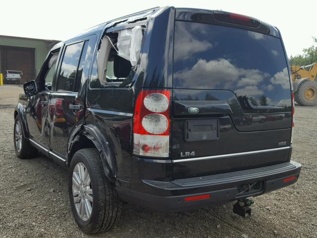 SALAK2D40BA555527 - 2011 LAND ROVER LR4 HSE LU BLACK photo 3