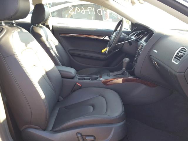 WAUDK78TX9A041095 - 2009 AUDI A5 QUATTRO SILVER photo 5