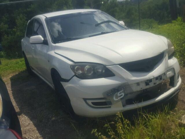 JM1BK34M491223747 - 2009 MAZDA SPEED 3 WHITE photo 1