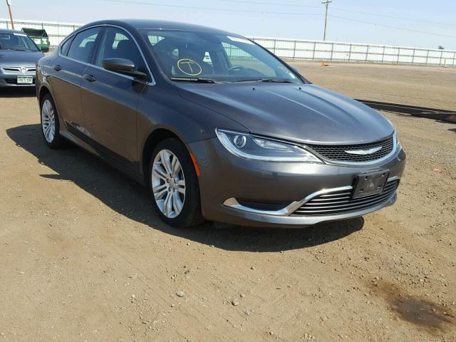 1C3CCCAG8GN134757 - 2016 CHRYSLER 200 LIMITE CHARCOAL photo 1