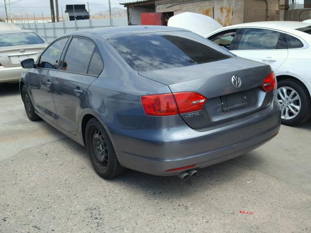 3VW2K7AJ2EM237724 - 2014 VOLKSWAGEN JETTA BASE 银色 照片 3