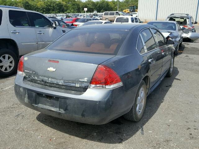 2G1WB5EK2A1238054 - 2010 CHEVROLET IMPALA LT GRAY photo 4