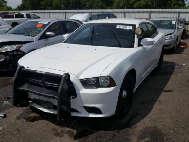 2C3CDXAT6CH241780 - 2012 DODGE CHARGER PO WHITE photo 2