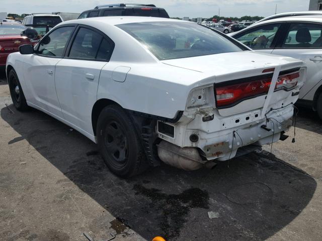 2C3CDXAT6CH241780 - 2012 DODGE CHARGER PO WHITE photo 3