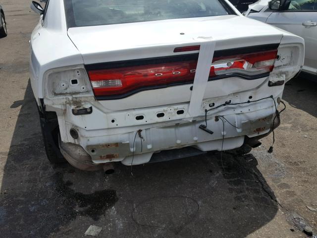 2C3CDXAT6CH241780 - 2012 DODGE CHARGER PO WHITE photo 9