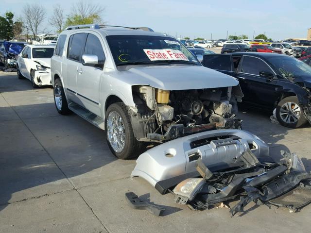 5N1BA0ND2AN604263 - 2010 NISSAN ARMADA SE SILVER photo 1