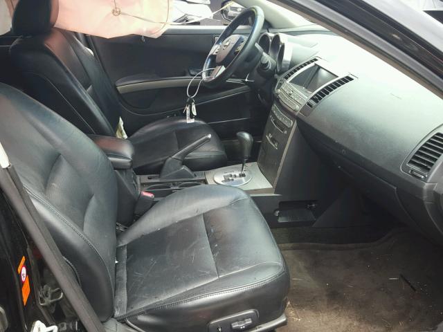 1N4BA41E84C905846 - 2004 NISSAN MAXIMA SE BLACK photo 5