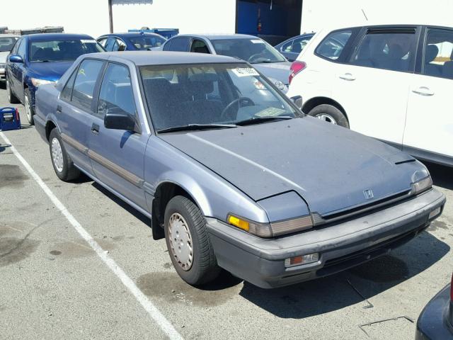 JHMCA5626JC067104 - 1988 HONDA ACCORD DX BLUE photo 1