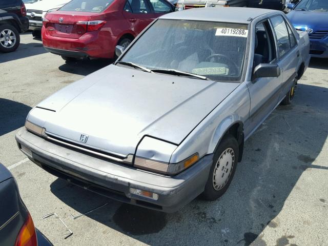 JHMCA5626JC067104 - 1988 HONDA ACCORD DX BLUE photo 2