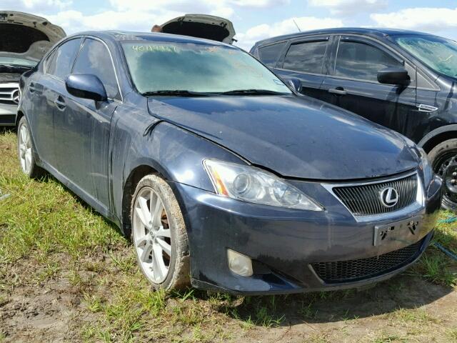 JTHBK262562009800 - 2006 LEXUS IS BLACK photo 1