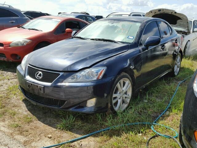 JTHBK262562009800 - 2006 LEXUS IS BLACK photo 2