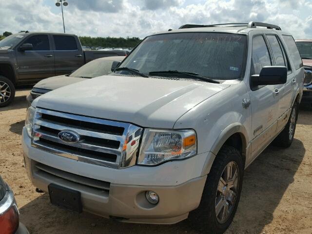 1FMFU18538LA32919 - 2008 FORD EXPEDITION WHITE photo 2