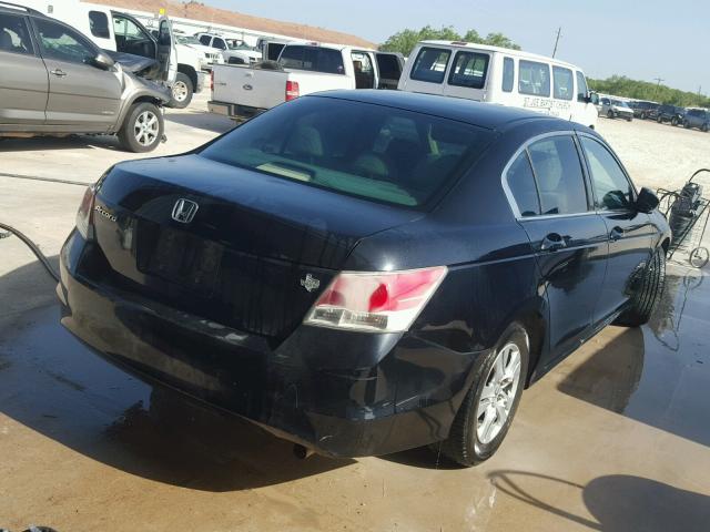 JHMCP26498C052959 - 2008 HONDA ACCORD LXP BLACK photo 4