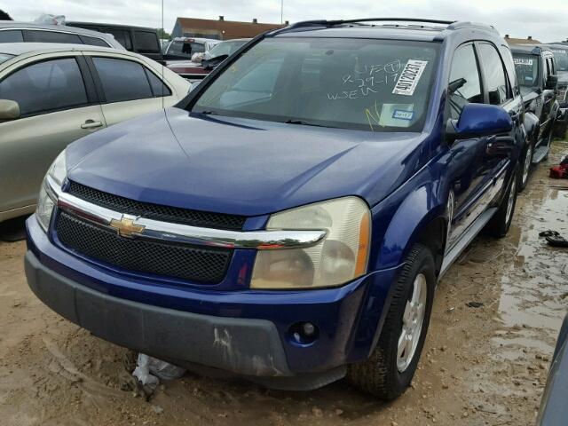 2CNDL63F766003484 - 2006 CHEVROLET EQUINOX LT BLUE photo 2