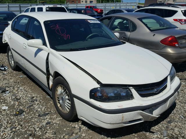 2G1WF55E029369243 - 2002 CHEVROLET IMPALA WHITE photo 1