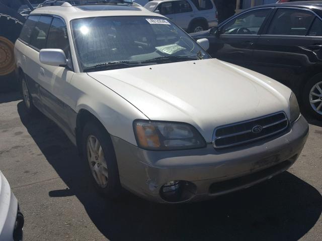 4S3BH686337624237 - 2003 SUBARU LEGACY OUT WHITE photo 1