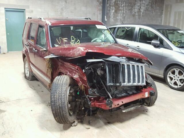 1J8GN58K48W123899 - 2008 JEEP LIBERTY LI MAROON photo 1