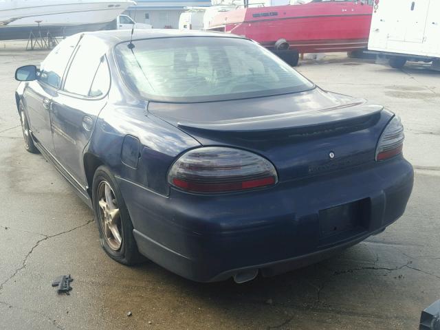 1G2WP52K13F167832 - 2003 PONTIAC GRAND PRIX BLUE photo 3