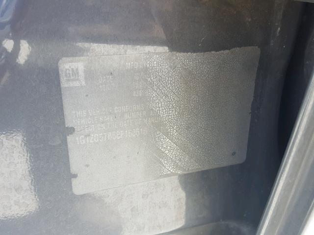 1G1ZG57B68F160618 - 2008 CHEVROLET MALIBU LS GRAY photo 10