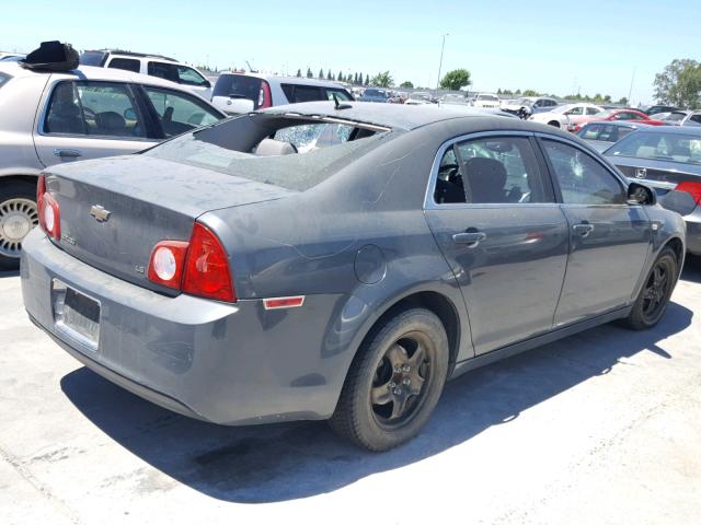 1G1ZG57B68F160618 - 2008 CHEVROLET MALIBU LS GRAY photo 4