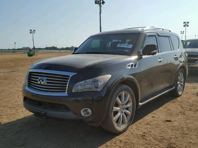 JN8AZ2NF0B9501816 - 2011 INFINITI QX56 BLACK photo 2