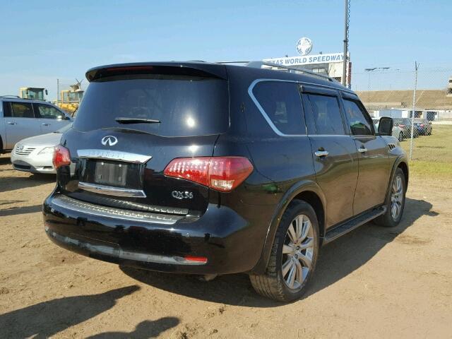 JN8AZ2NF0B9501816 - 2011 INFINITI QX56 BLACK photo 4