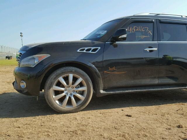 JN8AZ2NF0B9501816 - 2011 INFINITI QX56 BLACK photo 9