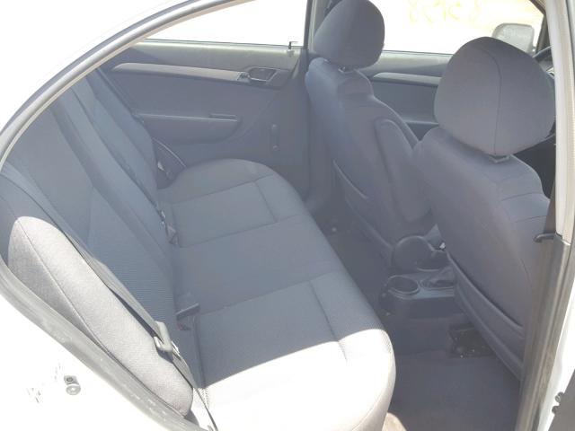 KL1TD56608B239596 - 2008 CHEVROLET AVEO BASE Ақ фото 6
