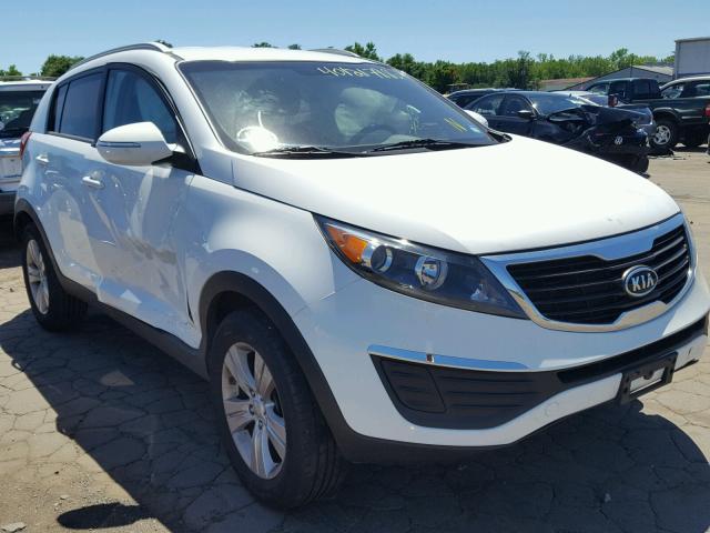 KNDPB3A22C7237272 - 2012 KIA SPORTAGE B WHITE photo 1